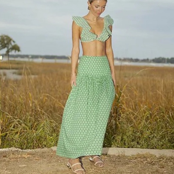 Antonio Melani x Style by Simkins Charlotte Printed Poplin Skirt - Picture 2 of 11